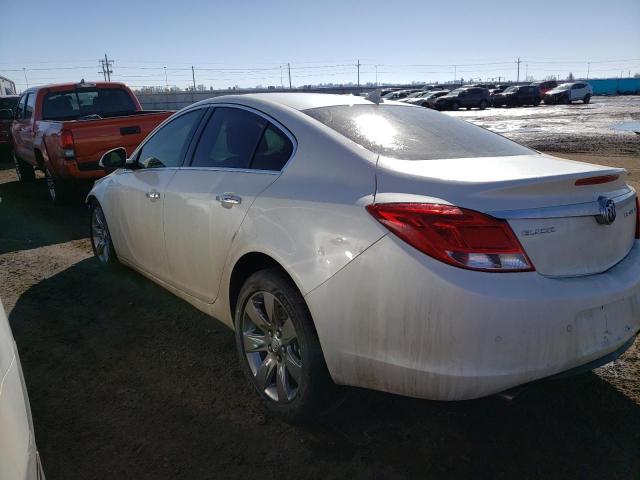 2G4GT5GVXD9221424 - 2013 BUICK REGAL PREMIUM WHITE photo 2