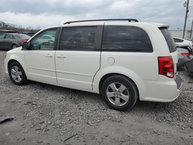 2C4RDGBG3DR516766 - 2013 DODGE GRAND CARA SE WHITE photo 2