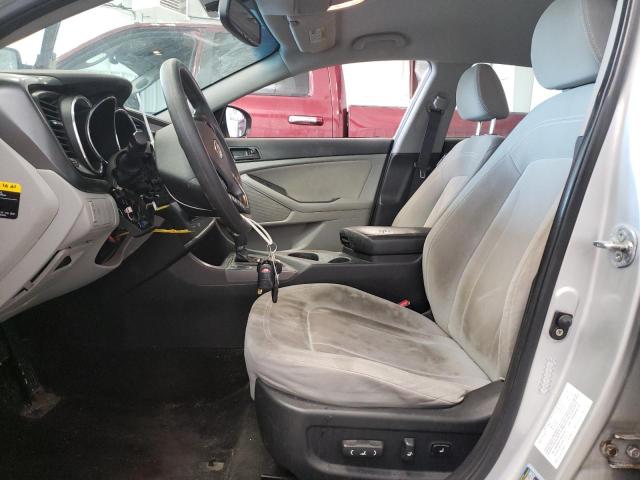 KNAGM4A77B5146792 - 2011 KIA OPTIMA LX SILVER photo 7