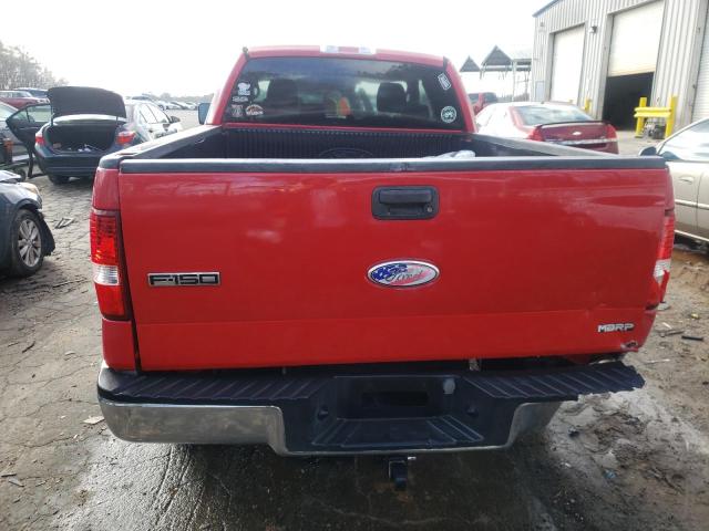 1FTPX12596NA52019 - 2006 FORD F150 RED photo 6