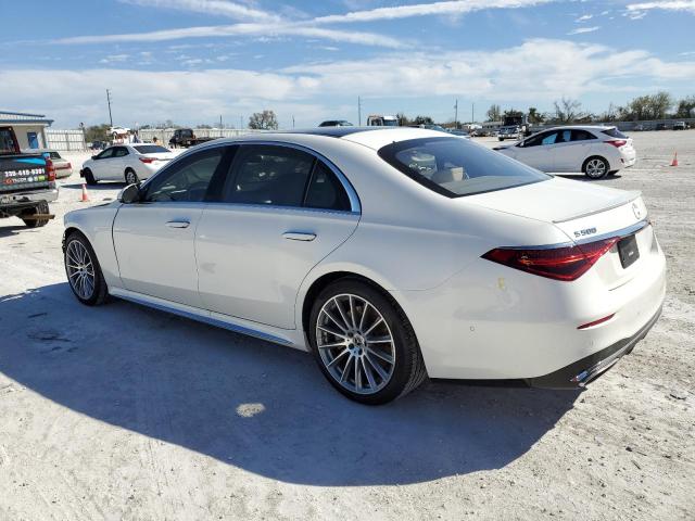 W1K6G6DB2PA216365 - 2023 MERCEDES-BENZ S 500 4MATIC WHITE photo 2