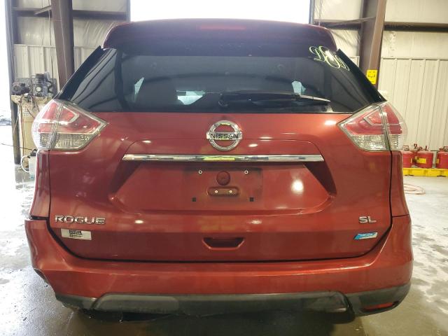 5N1AT2MT6EC783600 - 2014 NISSAN ROGUE S RED photo 6