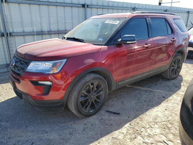 1FM5K7DH6JGB88861 - 2018 FORD EXPLORER XLT BURGUNDY photo 1