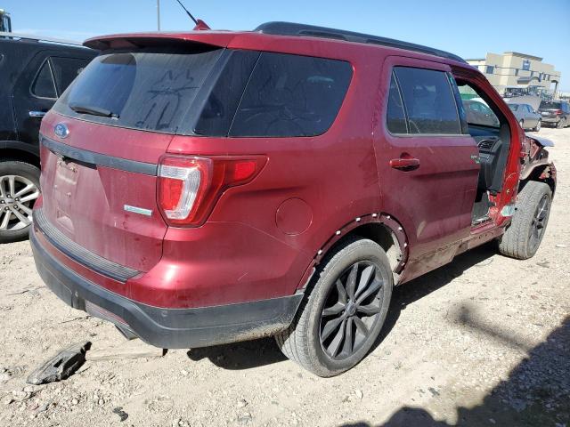 1FM5K7DH6JGB88861 - 2018 FORD EXPLORER XLT BURGUNDY photo 3