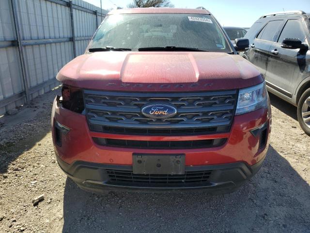 1FM5K7DH6JGB88861 - 2018 FORD EXPLORER XLT BURGUNDY photo 5