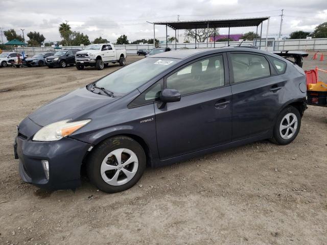 JTDKN3DU0E0365214 - 2014 TOYOTA PRIUS GRAY photo 1