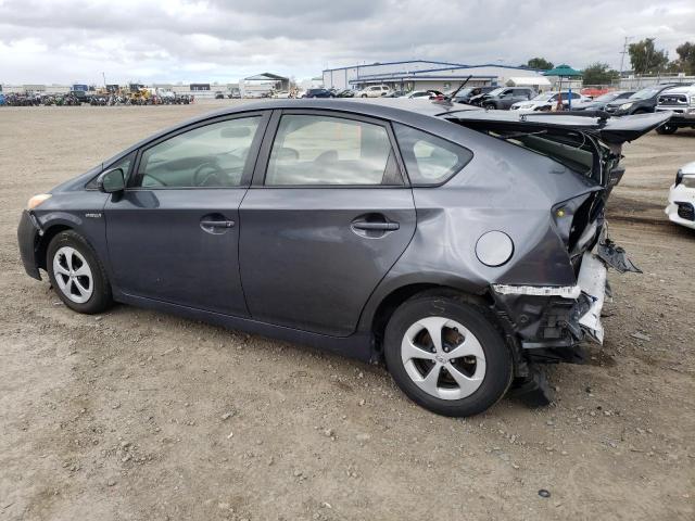 JTDKN3DU0E0365214 - 2014 TOYOTA PRIUS GRAY photo 2