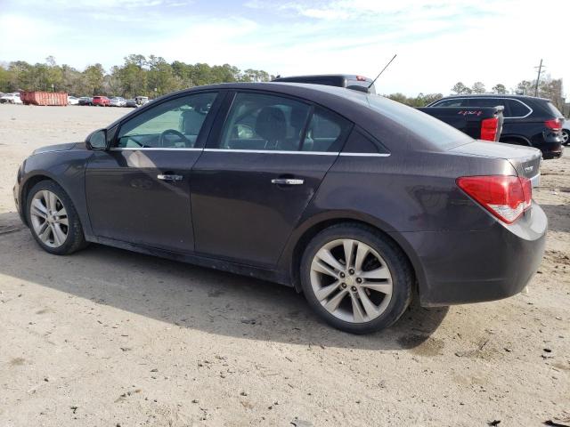 1G1PG5SB4F7192067 - 2015 CHEVROLET CRUZE LTZ GRAY photo 2