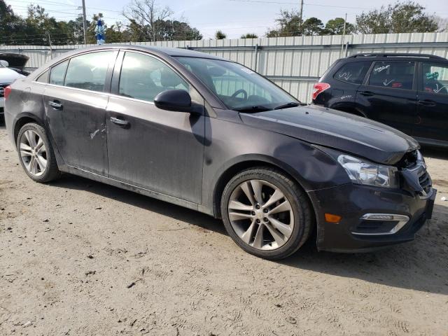 1G1PG5SB4F7192067 - 2015 CHEVROLET CRUZE LTZ GRAY photo 4