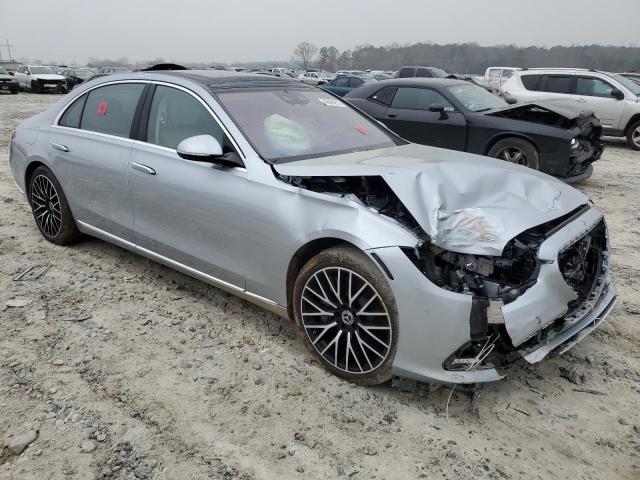 W1K6G7GB1MA036761 - 2021 MERCEDES-BENZ S 580 4MATIC SILVER photo 4