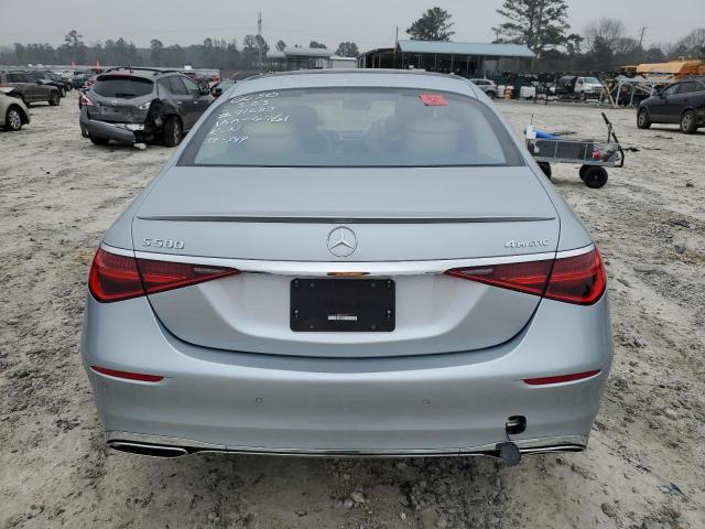 W1K6G7GB1MA036761 - 2021 MERCEDES-BENZ S 580 4MATIC SILVER photo 6