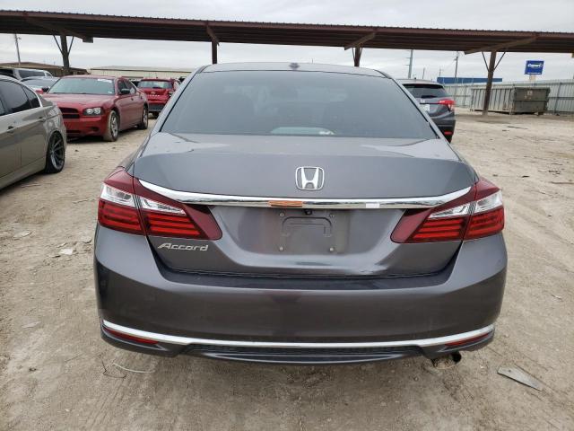 1HGCR2F86HA001964 - 2017 HONDA ACCORD EXL GRAY photo 6