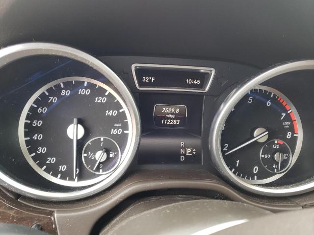 4JGDA5HB6FA532367 - 2015 MERCEDES-BENZ ML 350 4MATIC BLACK photo 9