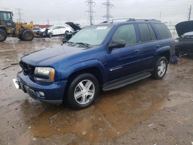 1GNDT13S142181154 - 2004 CHEVROLET TRAILBLAZE LS BLUE photo 1