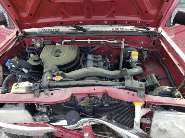 1N6DD21S9WC341015 - 1998 NISSAN FRONTIER XE MAROON photo 11