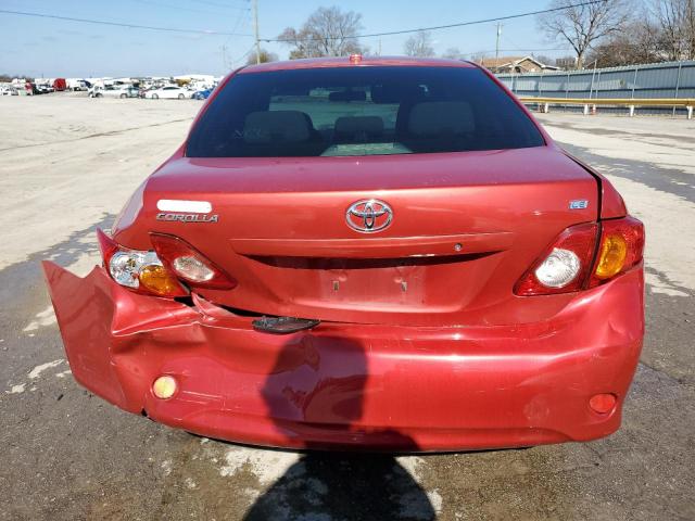 JTDBU4EE3AJ061623 - 2010 TOYOTA COROLLA BASE RED photo 6