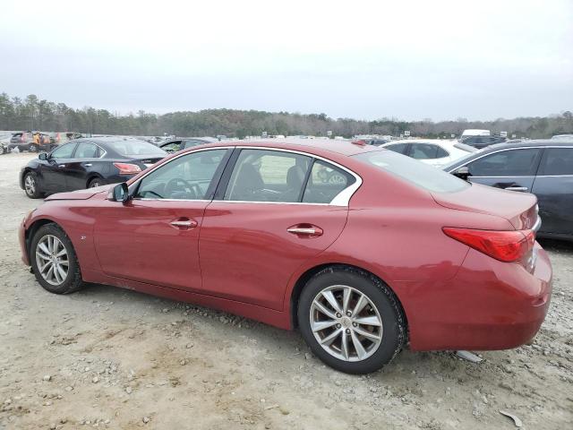 JN1BV7AR9EM683044 - 2014 INFINITI Q50 BASE RED photo 2