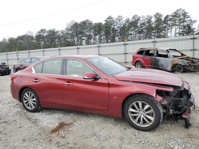 JN1BV7AR9EM683044 - 2014 INFINITI Q50 BASE RED photo 4