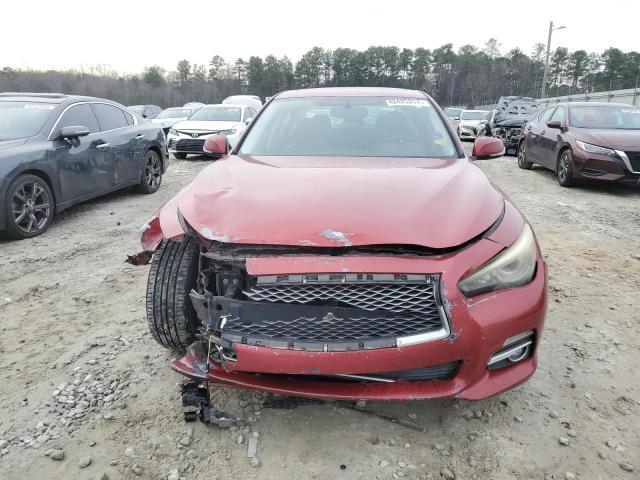 JN1BV7AR9EM683044 - 2014 INFINITI Q50 BASE RED photo 5