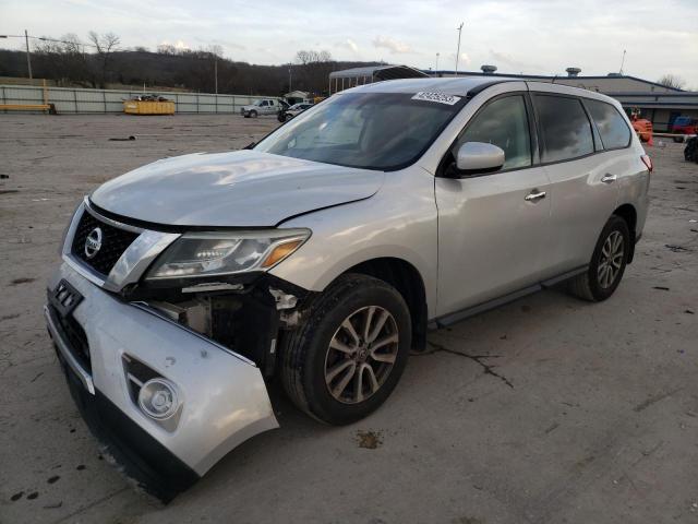 5N1AR2MM5EC722326 - 2014 NISSAN PATHFINDER S 银色 照片 1