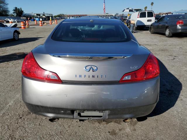 JNKCV64E58M131094 - 2008 INFINITI G37 BASE SILVER photo 6