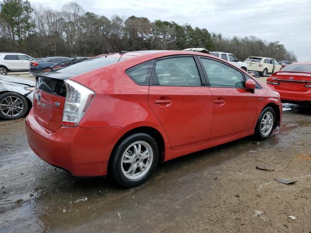 JTDKN3DU1A5015670 - 2010 TOYOTA PRIUS RED photo 3