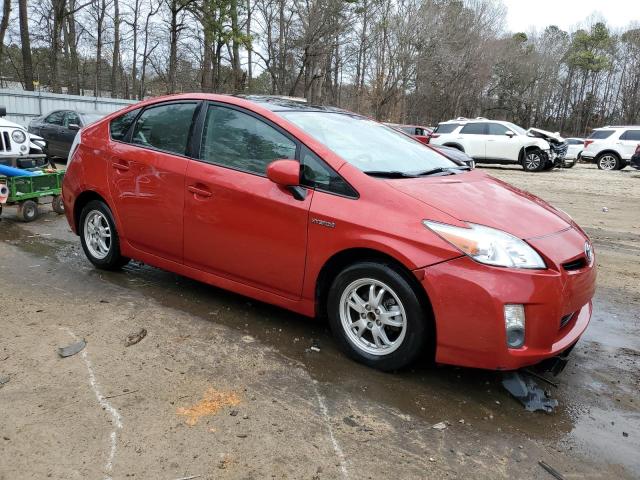 JTDKN3DU1A5015670 - 2010 TOYOTA PRIUS RED photo 4