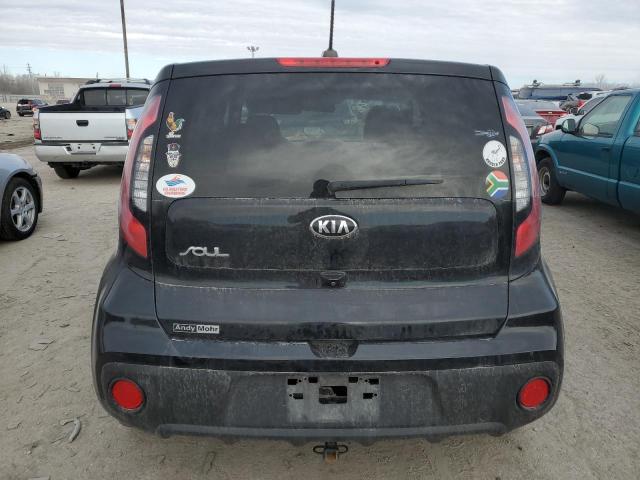 KNDJN2A23K7012798 - 2019 KIA SOUL BLACK photo 6