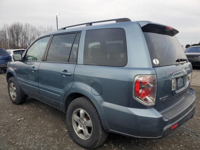 2HKYF18446H564518 - 2006 HONDA PILOT EX BLUE photo 2