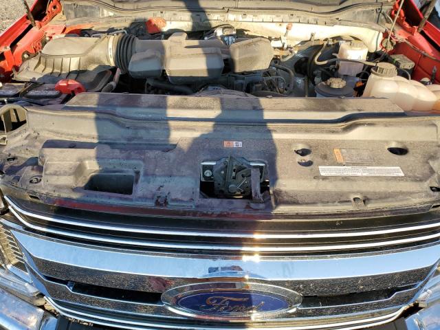 1FT7W2B65HEE54446 - 2017 FORD F250 SUPER DUTY RED photo 11