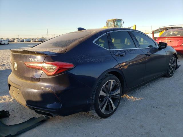 19UUB5F69MA008491 - 2021 ACURA TLX ADVANCE BLUE photo 3