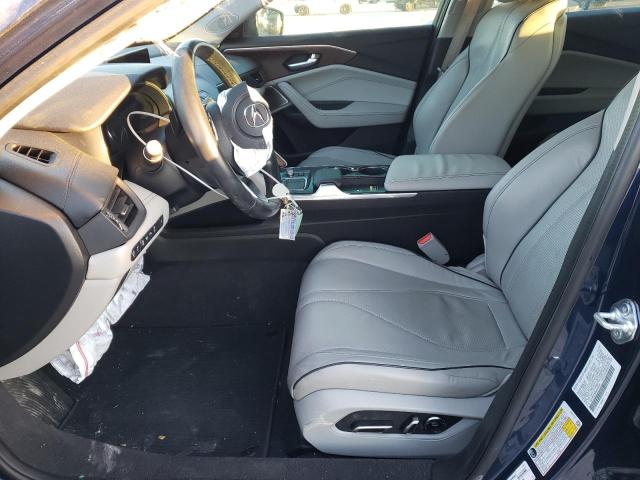 19UUB5F69MA008491 - 2021 ACURA TLX ADVANCE BLUE photo 7