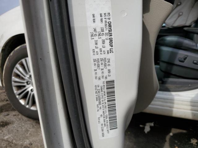 2C4RC1CG0DR649869 - 2013 CHRYSLER TOWN & COU TOURING L WHITE photo 13