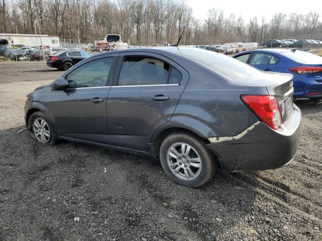 1G1JC5SB1D4121439 - 2013 CHEVROLET SONIC LT GRAY photo 2