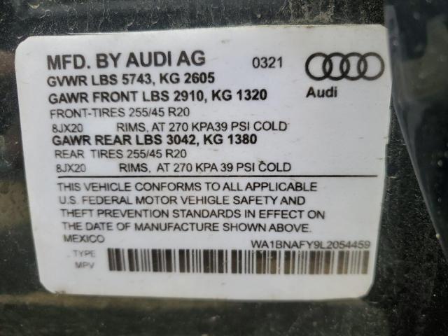 WA1C4AFY1M2068302 - 2021 AUDI SQ5 PRESTIGE BLACK photo 13