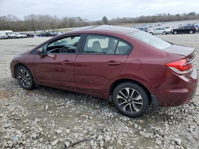 19XFB2F81EE084504 - 2014 HONDA CIVIC EX BURGUNDY photo 2