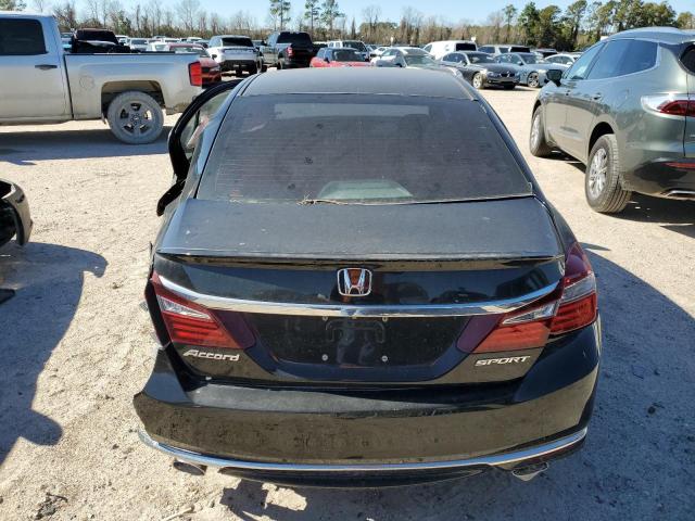 1HGCR2F55HA051616 - 2017 HONDA ACCORD SPORT BLACK photo 6