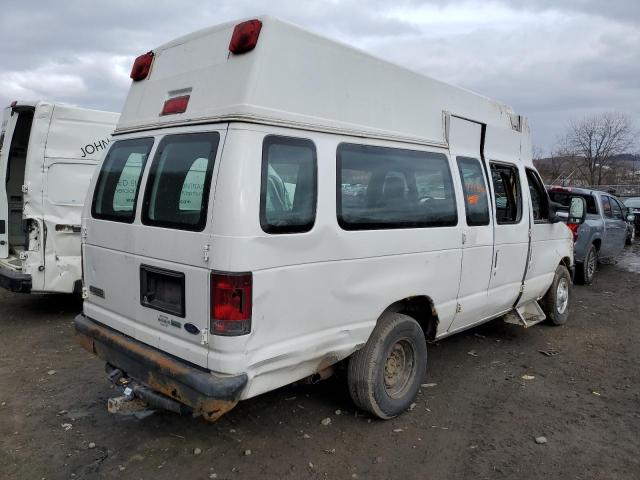 1FTSS34L59DA33381 - 2009 FORD ECONOLINE E350 SUPER DUTY VAN WHITE photo 3