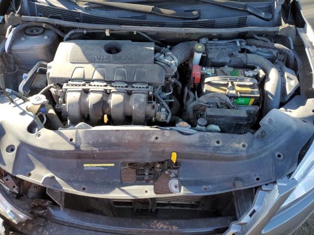 3N1AB7AP1FY377795 - 2015 NISSAN SENTRA S GRAY photo 11