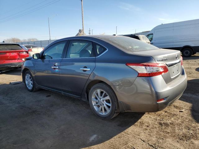 3N1AB7AP1FY377795 - 2015 NISSAN SENTRA S GRAY photo 2