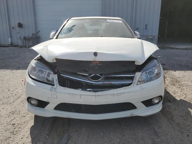 WDDGF56X68R039347 - 2008 MERCEDES-BENZ C 350 WHITE photo 5