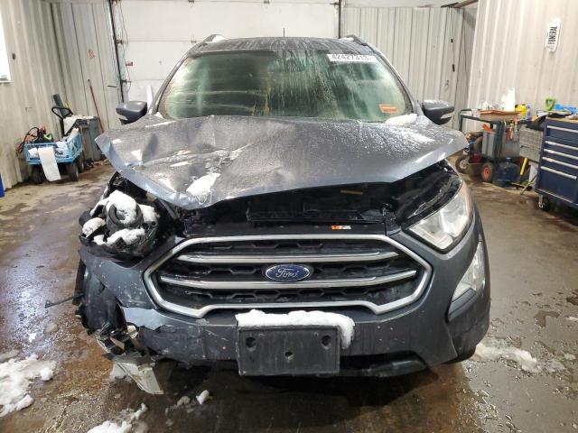 MAJ6S3GL5KC250461 - 2019 FORD ECOSPORT SE GRAY photo 5