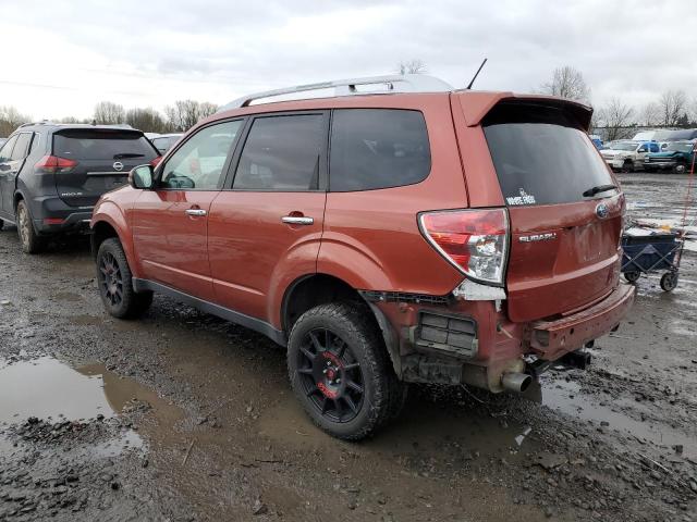 JF2SHGGC2BH760575 - 2011 SUBARU FORESTER TOURING ORANGE photo 2