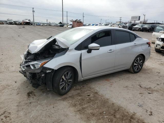 3N1CN8EV7ML810092 - 2021 NISSAN VERSA SV SILVER photo 1