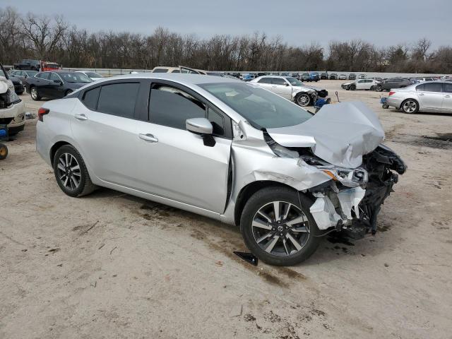 3N1CN8EV7ML810092 - 2021 NISSAN VERSA SV SILVER photo 4