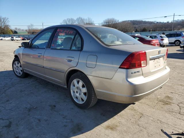 2HGES26752H547653 - 2002 HONDA CIVIC EX SILVER photo 2