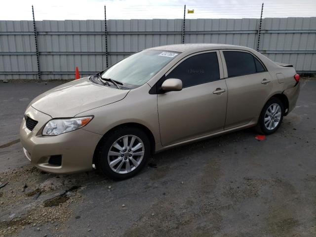 1NXBU40E89Z055264 - 2009 TOYOTA COROLLA BASE GOLD photo 1