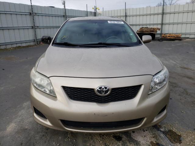 1NXBU40E89Z055264 - 2009 TOYOTA COROLLA BASE GOLD photo 5