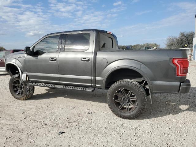 1FTEW1EF0GFB64704 - 2016 FORD F150 SUPERCREW GRAY photo 2