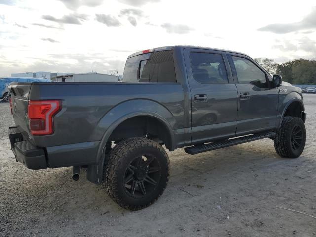 1FTEW1EF0GFB64704 - 2016 FORD F150 SUPERCREW GRAY photo 3